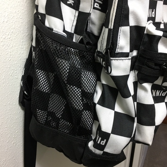 NEW Victoria’s Secret PINK Checker Backpack RARE - Picture 7 of 16